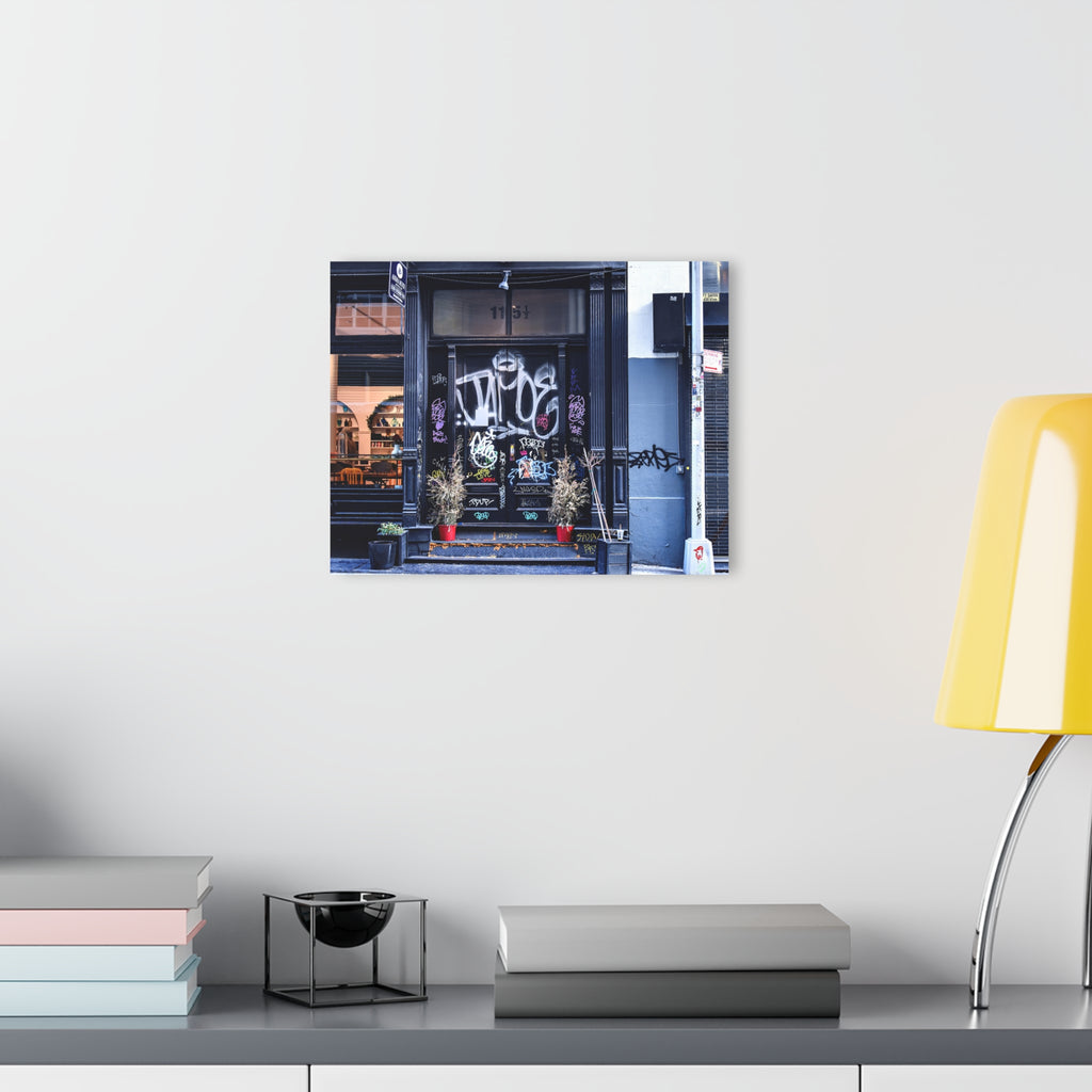 Graffiti Acrylic Photo Art - Doorways Acrylic Print