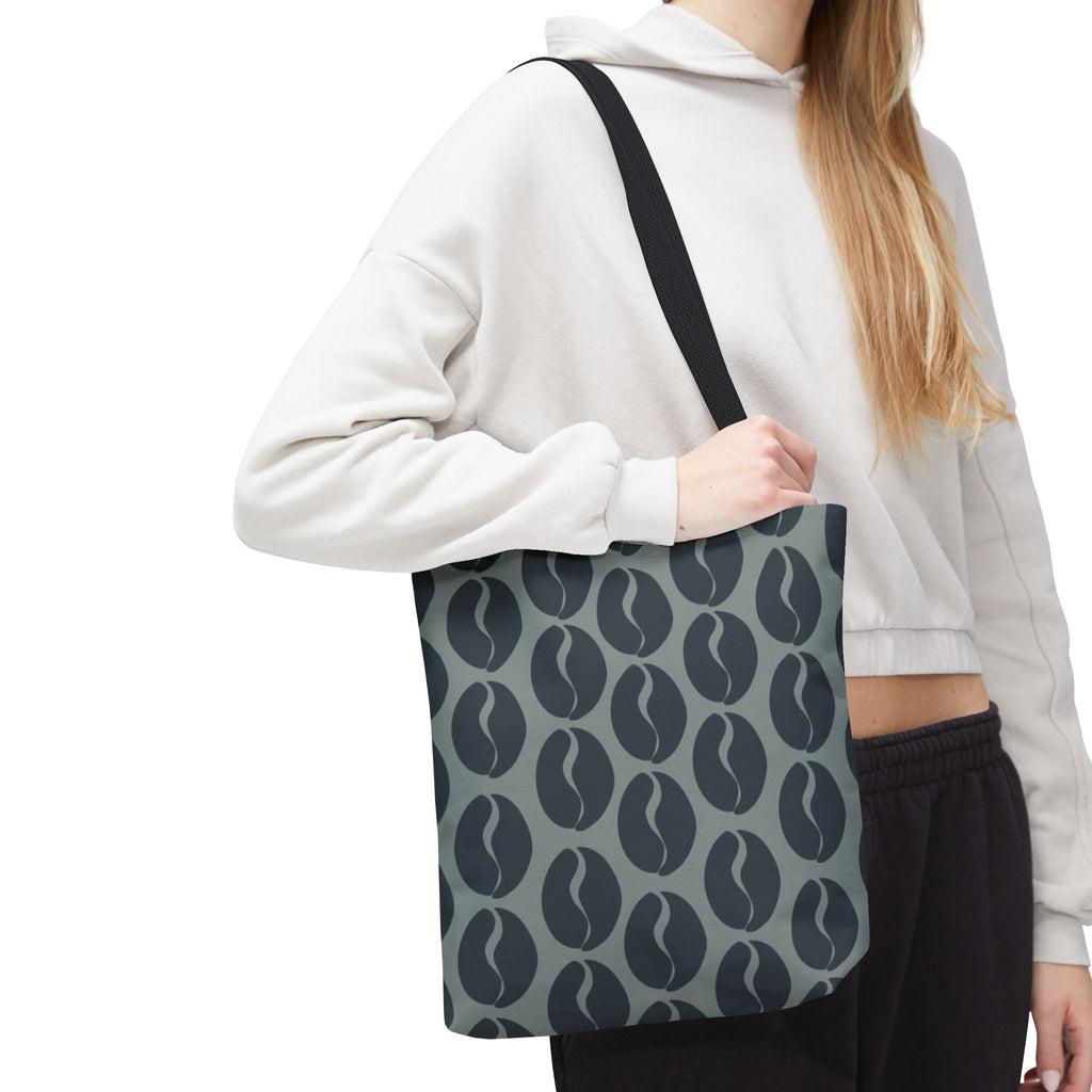 Blue Coffee Bean Tote - City Blues Coffee Vibes Tote Bag