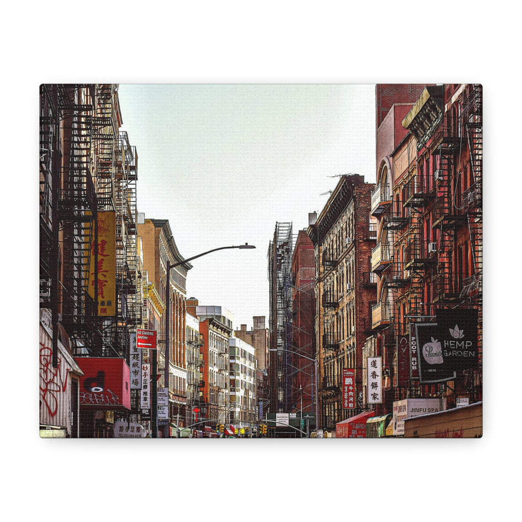New York Skyline Gallery Wrap - Chinatown Skyline Canvas Wrap