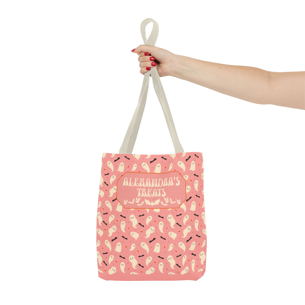 Personalizable Halloween Candy Ghosts Trick or Treat Bag