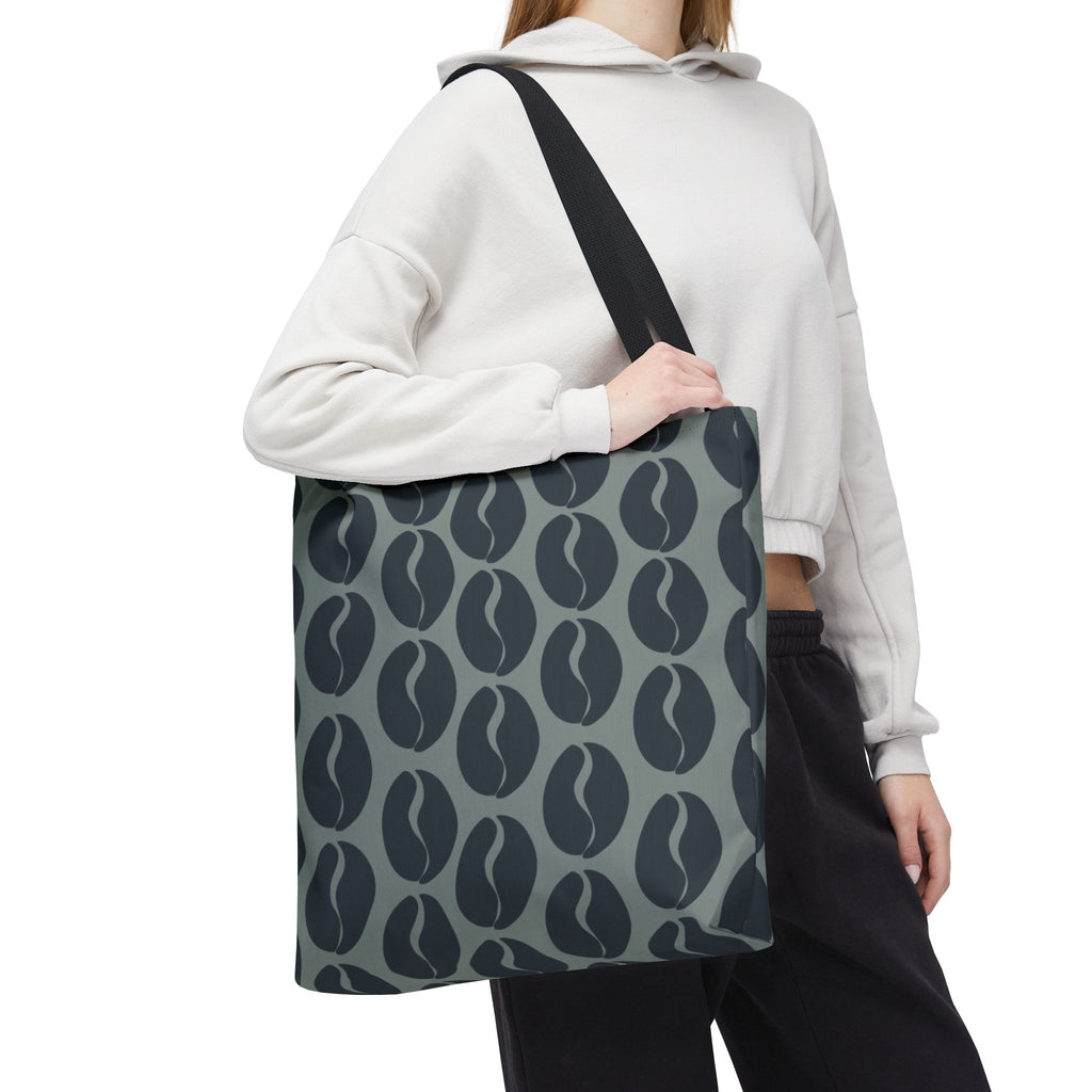 Blue Coffee Bean Tote - City Blues Coffee Vibes Tote Bag