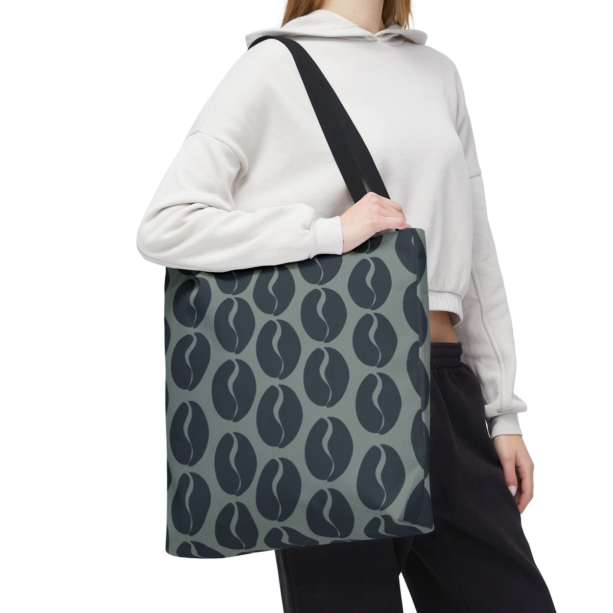 Blue Coffee Bean Tote - City Blues Coffee Vibes Tote Bag