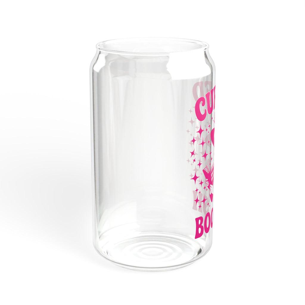 Cursed and Bookish 16oz Sipper Glass – Witchy Reading Lover Tumbler with Straw