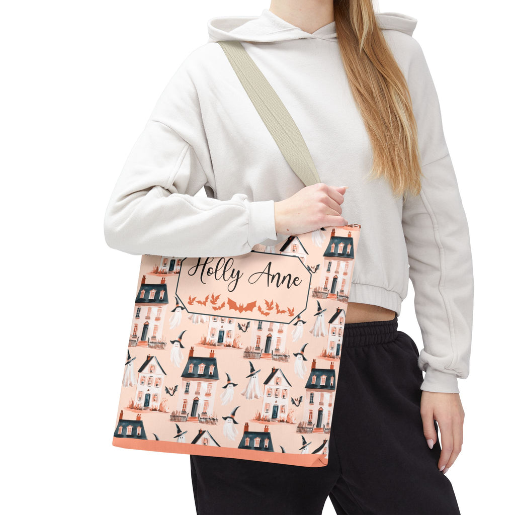 Spooky Village Personalizable Tote Bag