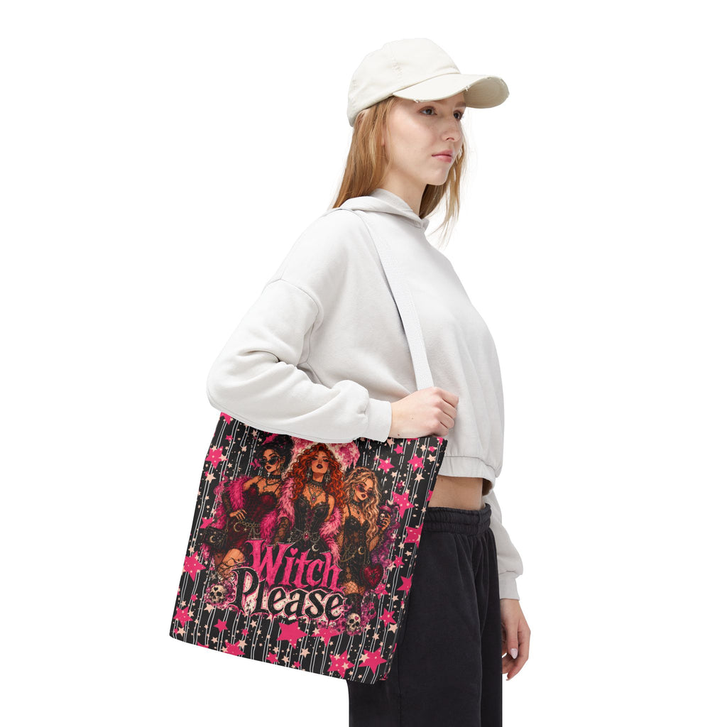 Witch Please Tote Bag - Vintage Glam Witchy Trio Tote