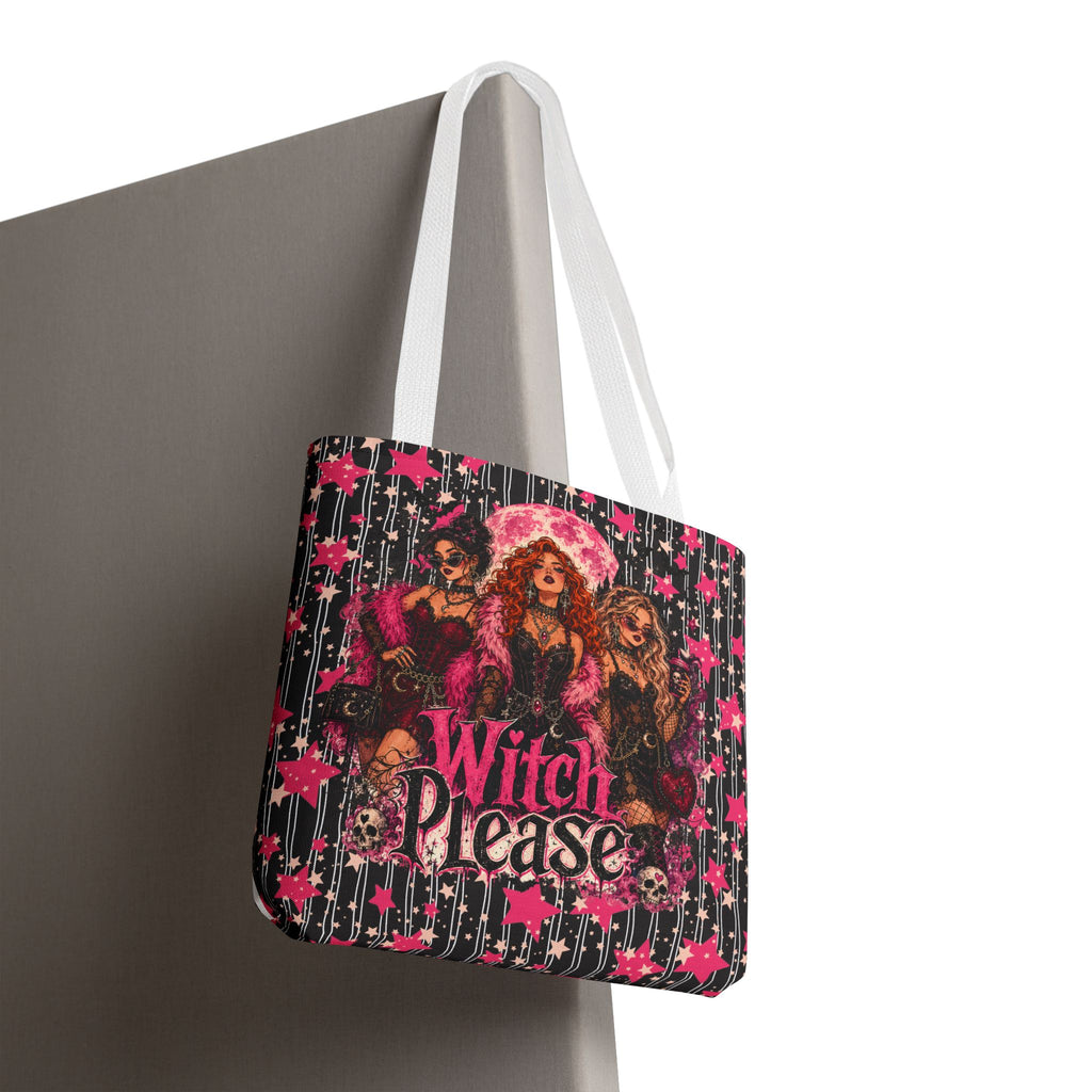 Witch Please Tote Bag - Vintage Glam Witchy Trio Tote