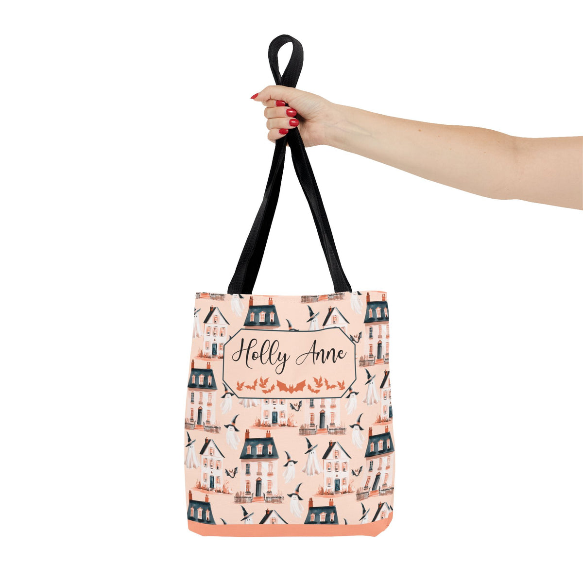 Spooky Village Personalizable Tote Bag