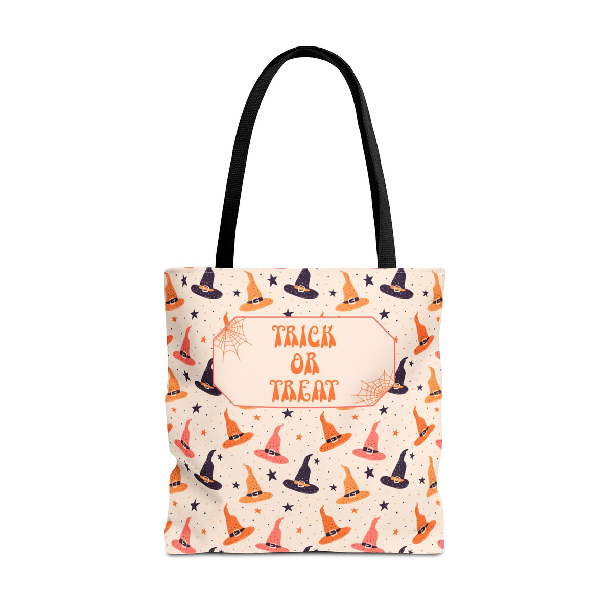 Halloween Witch Hat Pattern Trick or Treat Bag - Personalizable Candy Tote