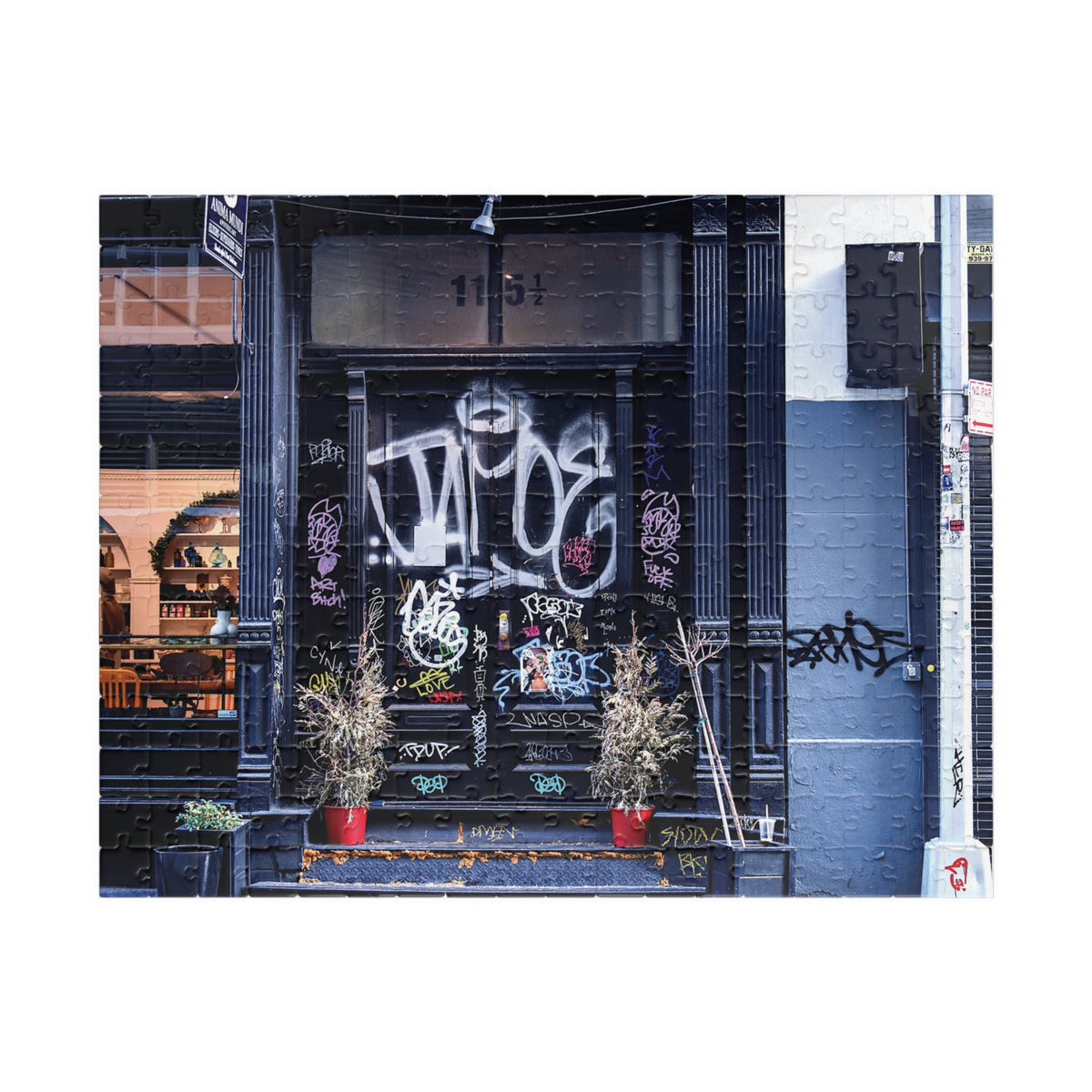 Graffiti Photo Art Puzzle - Graffiti Doorways Puzzle- 110, 252, or 520 pieces