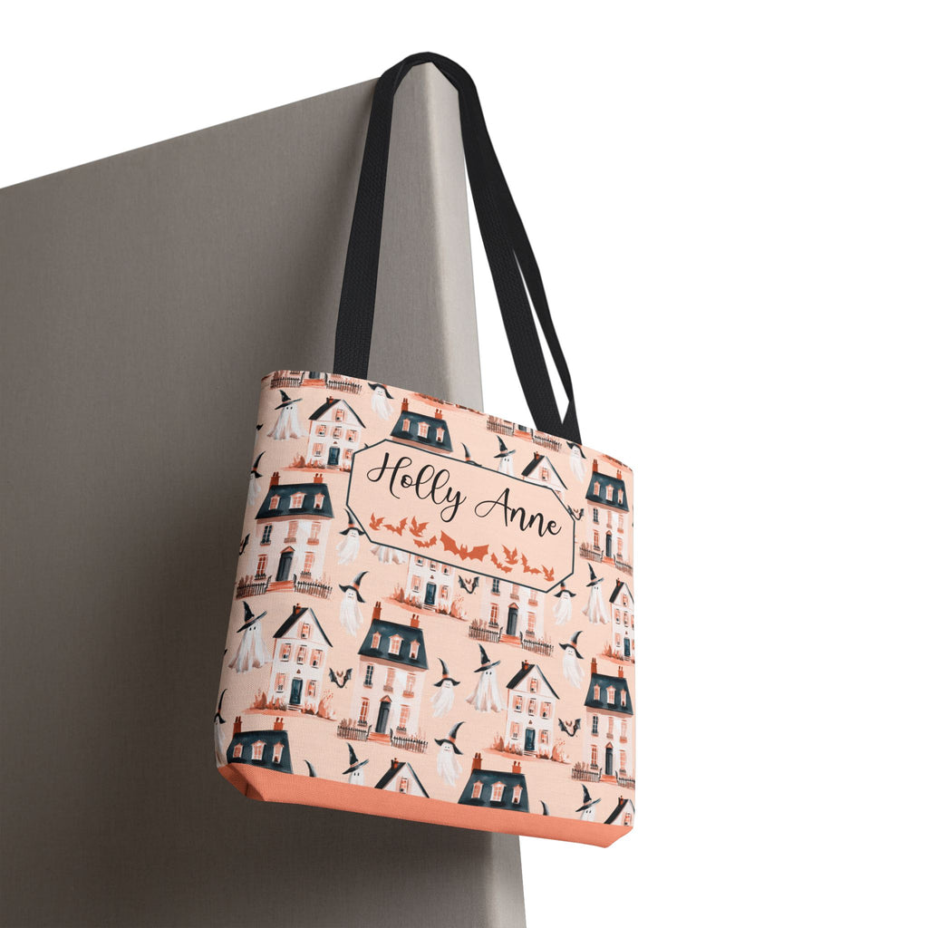 Spooky Village Personalizable Tote Bag