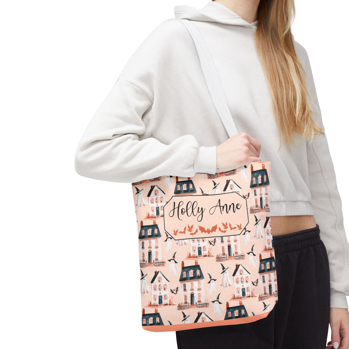 Spooky Village Personalizable Tote Bag