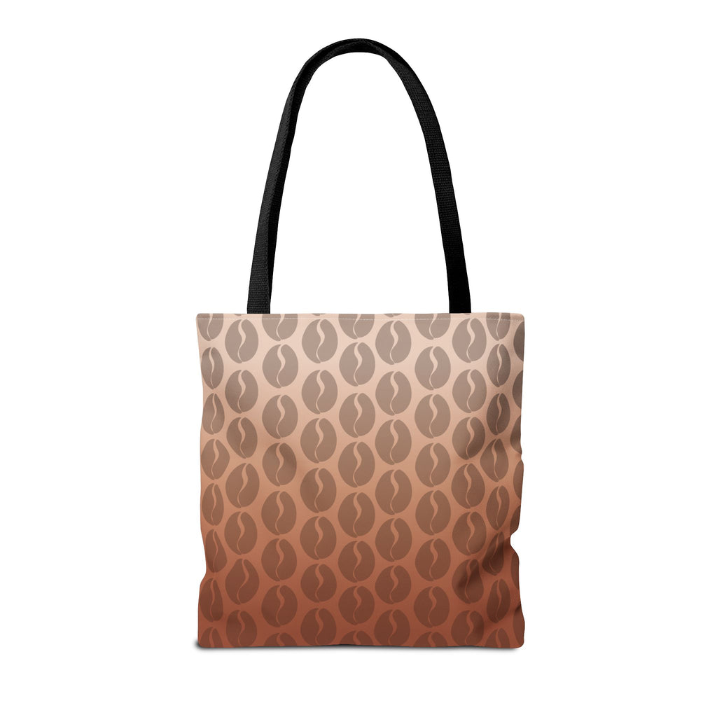 Coffee Lover's Ombre Tote Bag - Coffee Bean Gradient Tote Bag