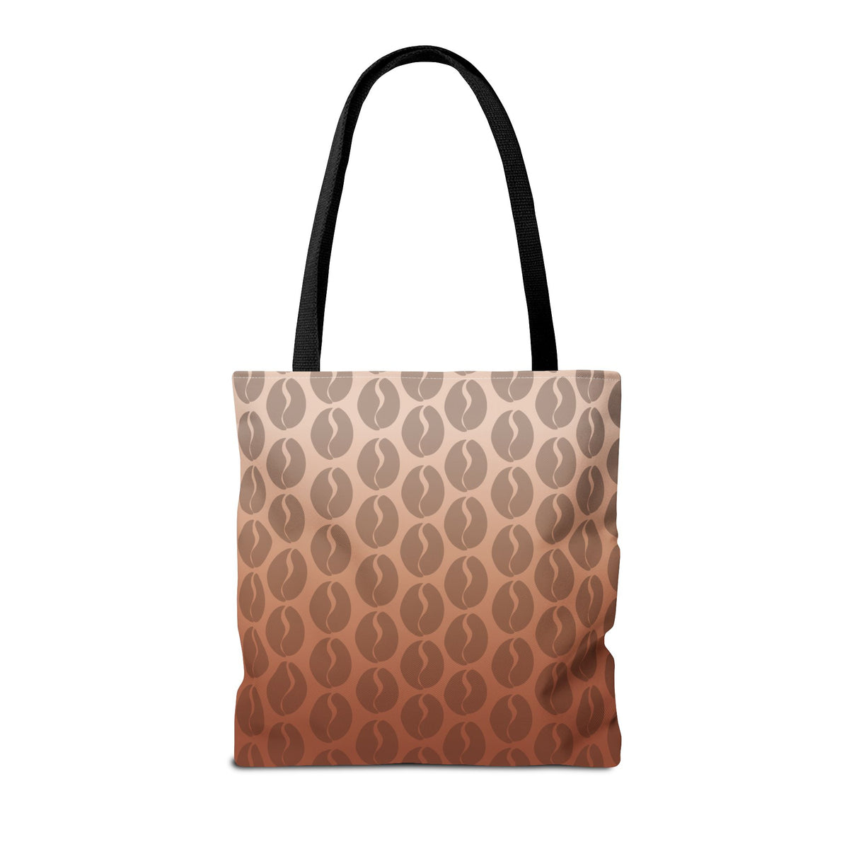 Coffee Lover's Ombre Tote Bag - Coffee Bean Gradient Tote Bag