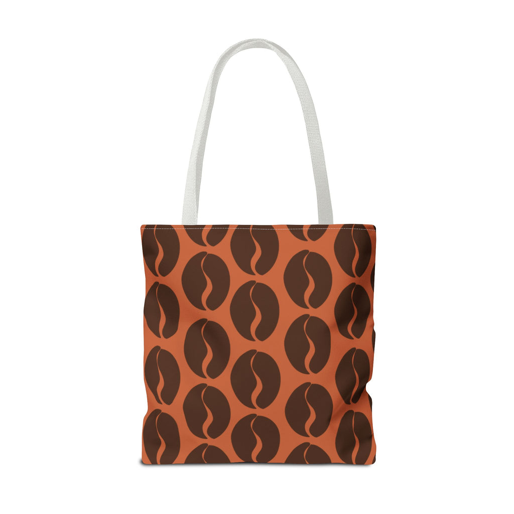 Coffee Bean Tote Bag - Cocoa Brown Coffee Lover's Tote