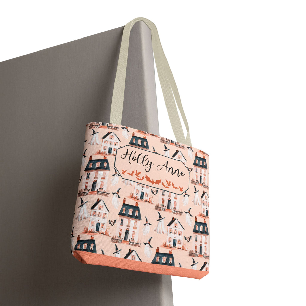 Spooky Village Personalizable Tote Bag