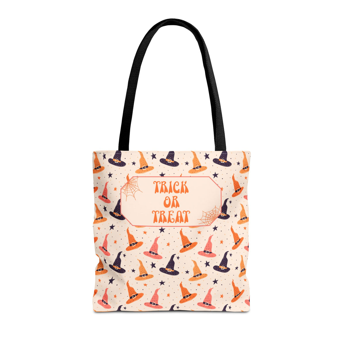 Halloween Witch Hat Pattern Trick or Treat Bag - Personalizable Candy Tote