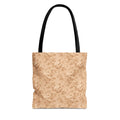 Vintage Sepia Toile Tote Bag – Elegant Rose Patterned Carryall