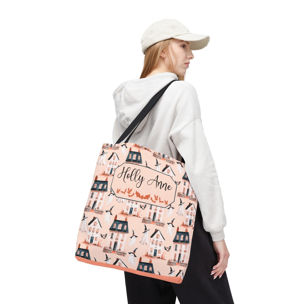 Spooky Village Personalizable Tote Bag