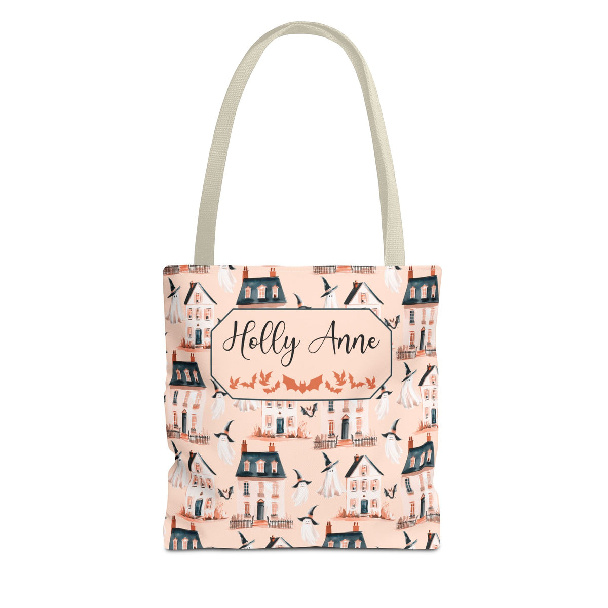 Spooky Village Personalizable Tote Bag