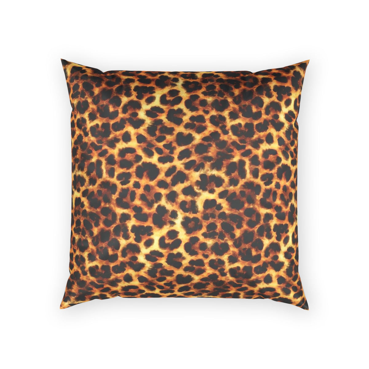 Glam Velvet Throw Pillow - Leopard Print Accent Pillow