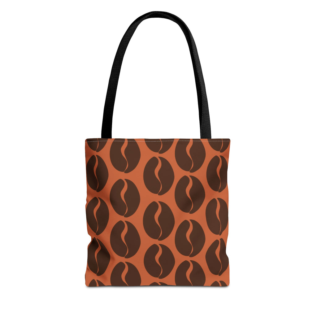 Coffee Bean Tote Bag - Cocoa Brown Coffee Lover's Tote