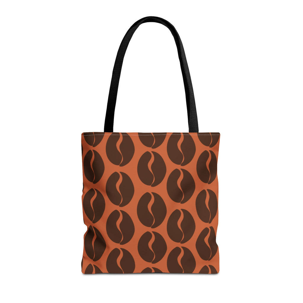 Coffee Bean Tote Bag - Cocoa Brown Coffee Lover's Tote