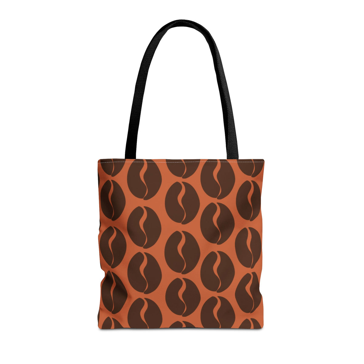 Coffee Bean Tote Bag - Cocoa Brown Coffee Lover's Tote