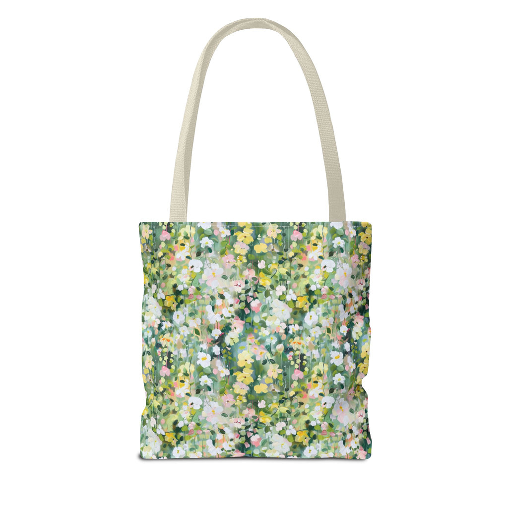 Floral Meadow Tote Bag – Spring Flower Market Carryall