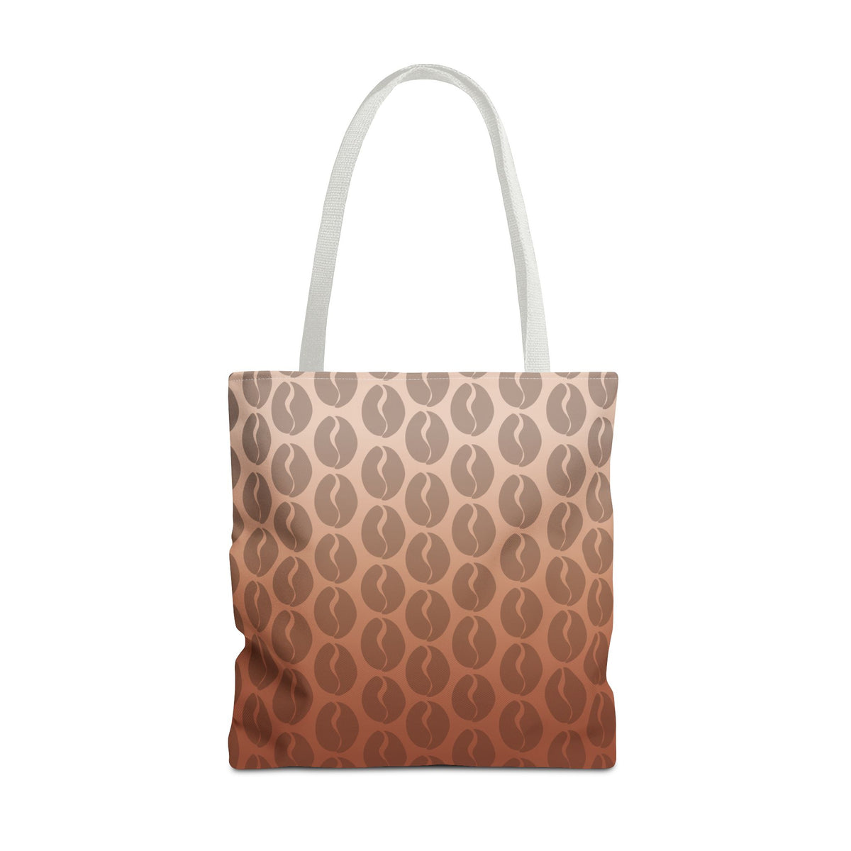 Coffee Lover's Ombre Tote Bag - Coffee Bean Gradient Tote Bag