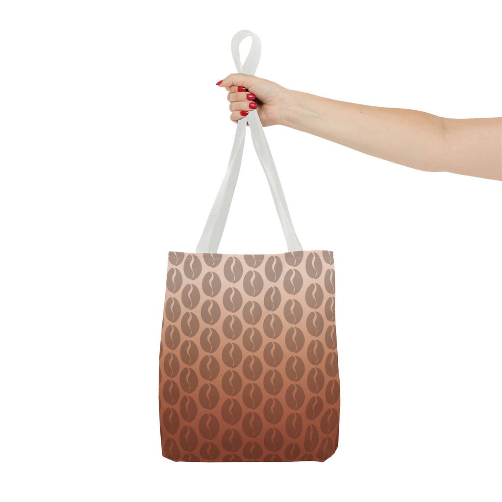 Coffee Lover's Ombre Tote Bag - Coffee Bean Gradient Tote Bag