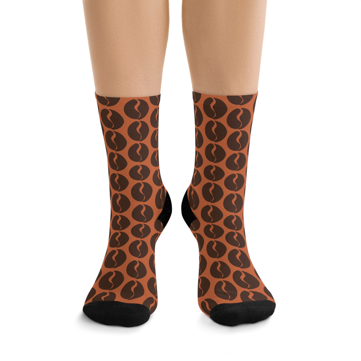 Coffee Lover’s Socks - Cocoa City Bean Print Socks