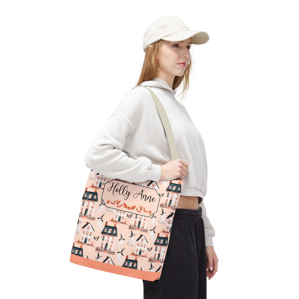 Spooky Village Personalizable Tote Bag