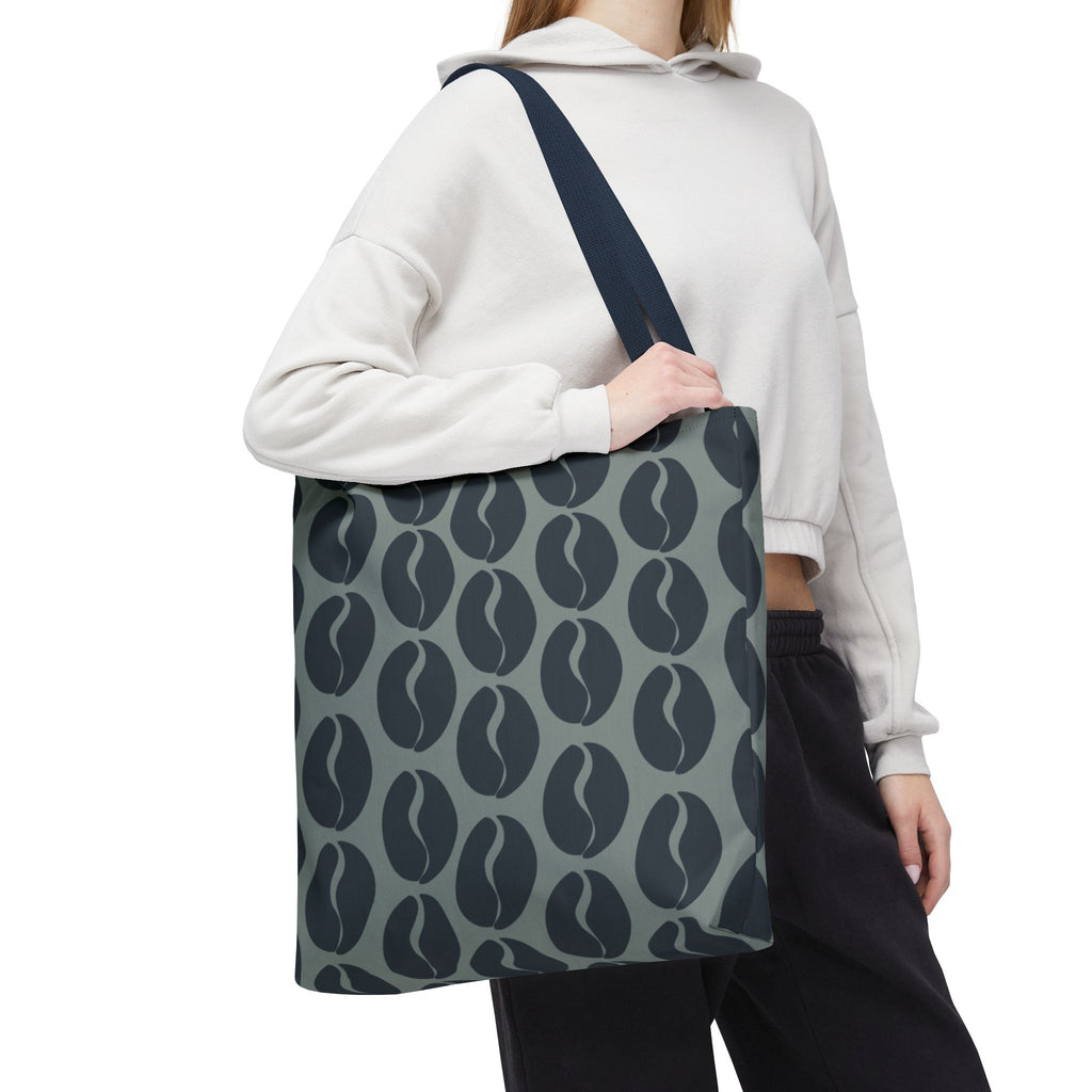 Blue Coffee Bean Tote - City Blues Coffee Vibes Tote Bag
