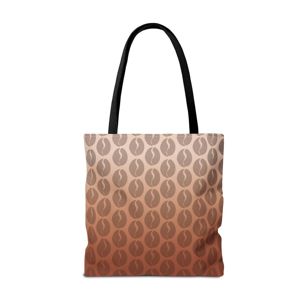 Coffee Lover's Ombre Tote Bag - Coffee Bean Gradient Tote Bag