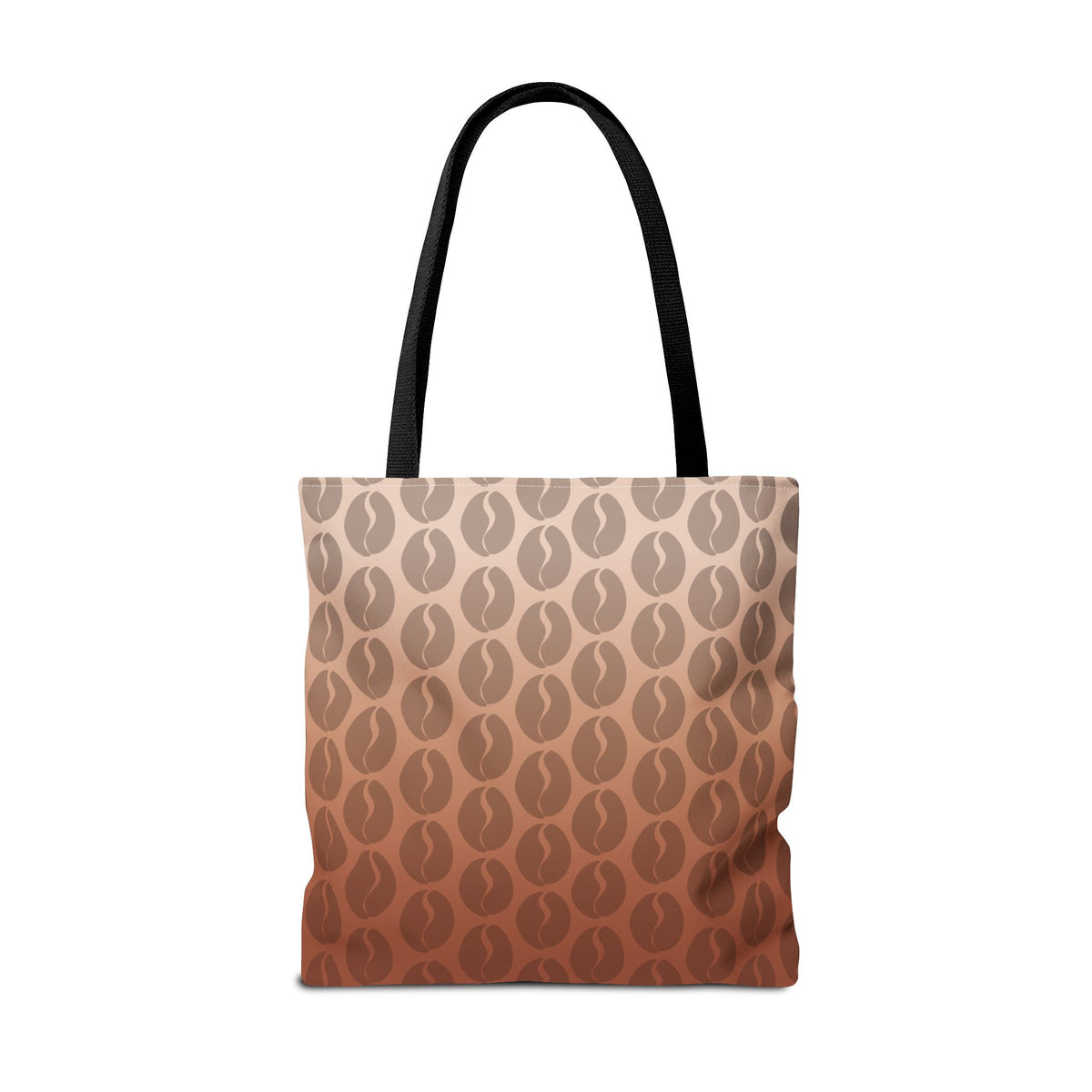 Coffee Lover's Ombre Tote Bag - Coffee Bean Gradient Tote Bag