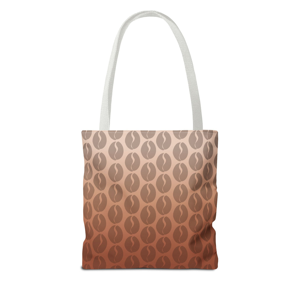 Coffee Lover's Ombre Tote Bag - Coffee Bean Gradient Tote Bag