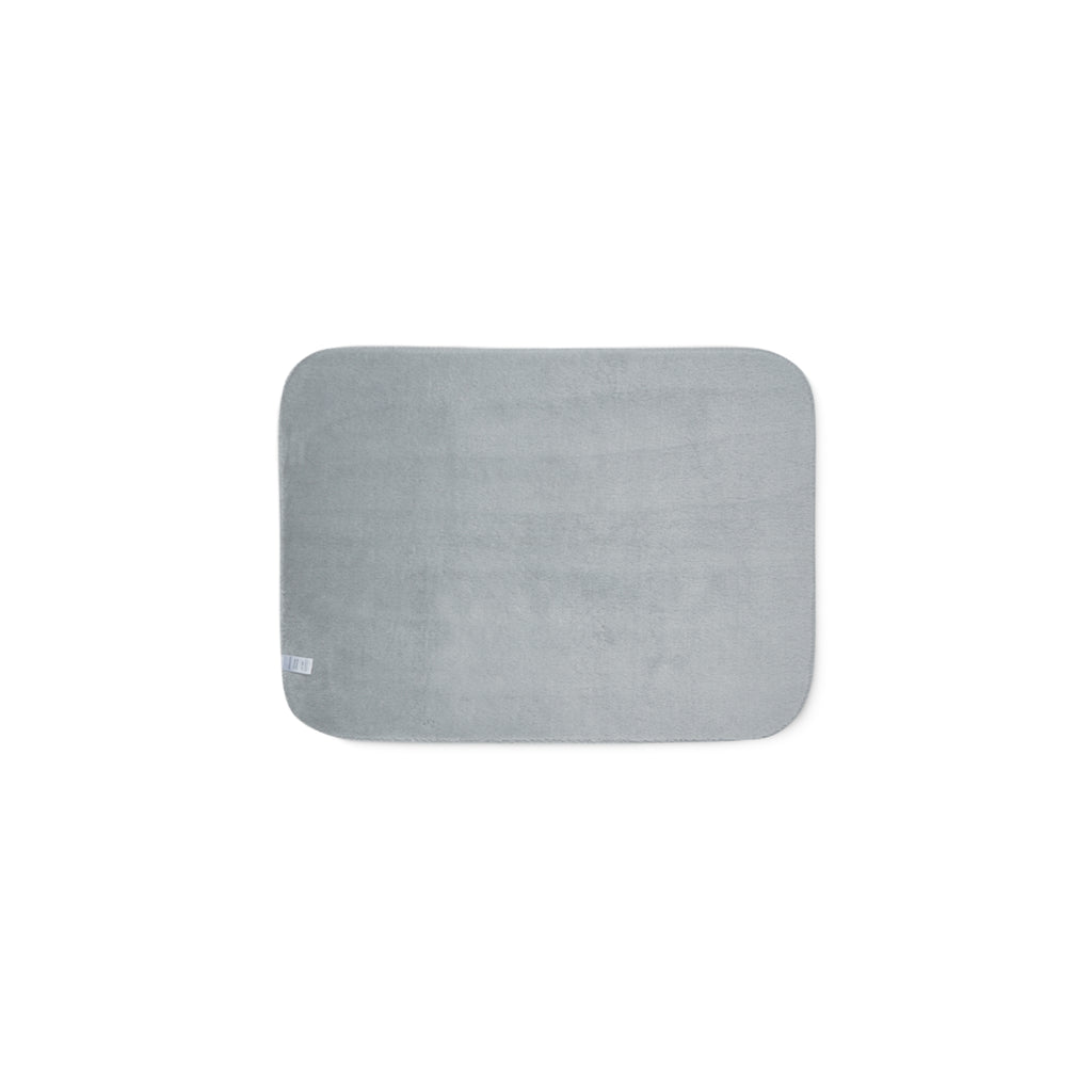 Vivid Magenta Peony Maximalist Sherpa Throw Blanket