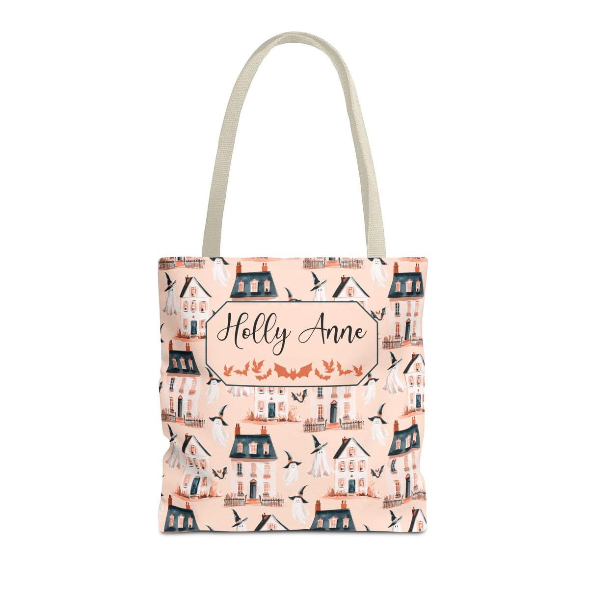 Spooky Village Personalizable Tote Bag