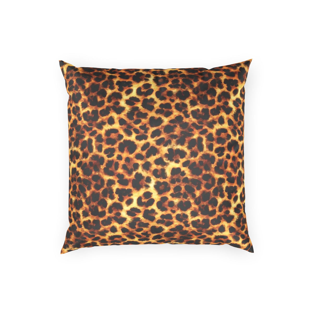Glam Velvet Throw Pillow - Leopard Print Accent Pillow
