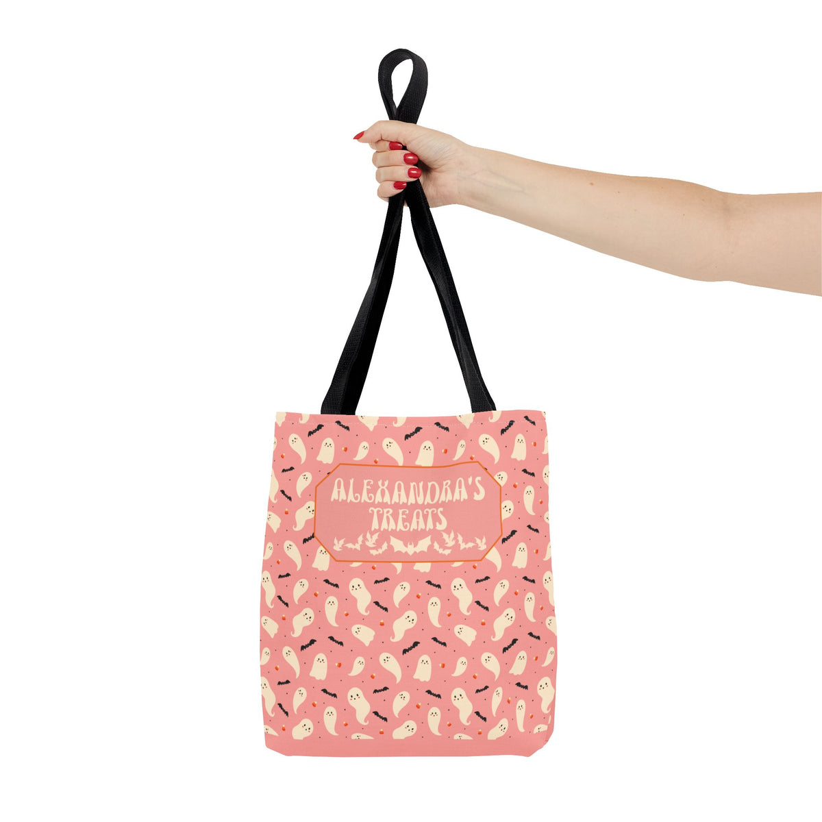 Personalizable Halloween Candy Ghosts Trick or Treat Bag