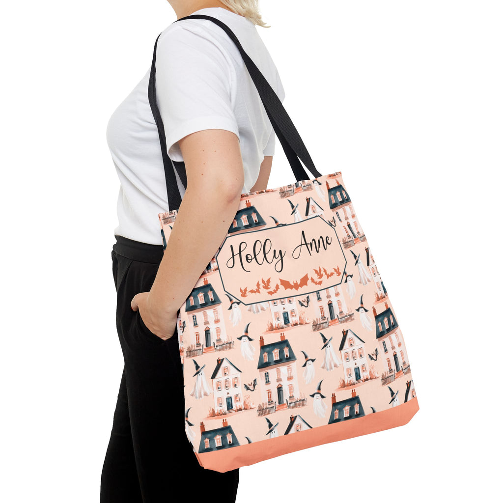 Spooky Village Personalizable Tote Bag