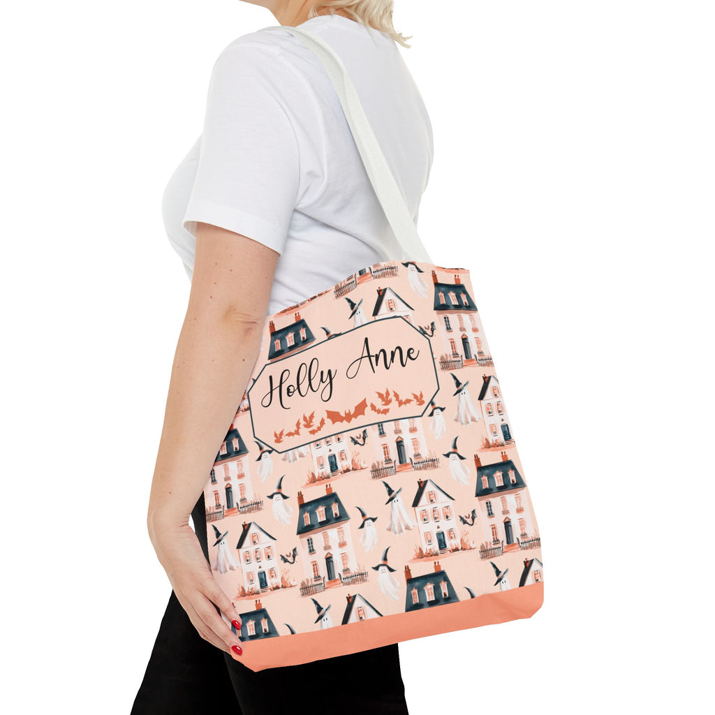 Spooky Village Personalizable Tote Bag