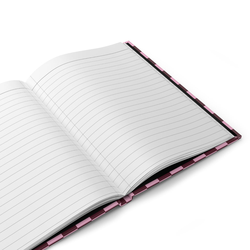 Retro Modern Key to Wisdom Journal - Checkerboard Hardcover Lined Notebook