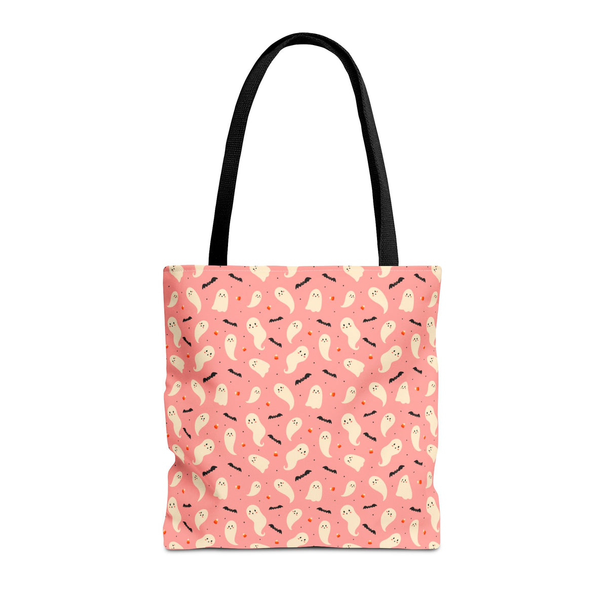 Cute Ghosts and Bats Pattern Trick or Treat Bag