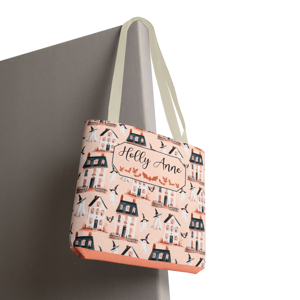 Spooky Village Personalizable Tote Bag