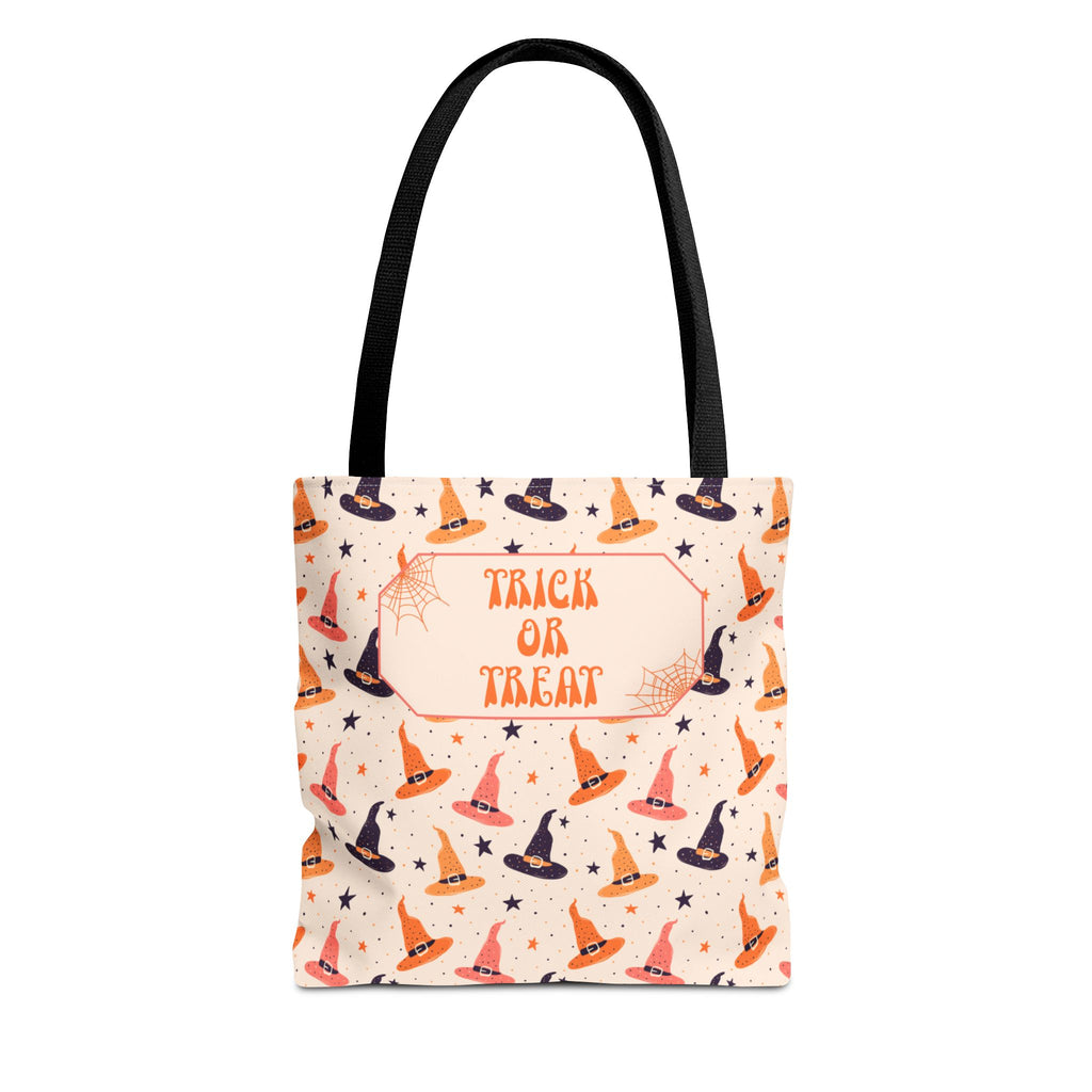 Halloween Witch Hat Pattern Trick or Treat Bag - Personalizable Candy Tote