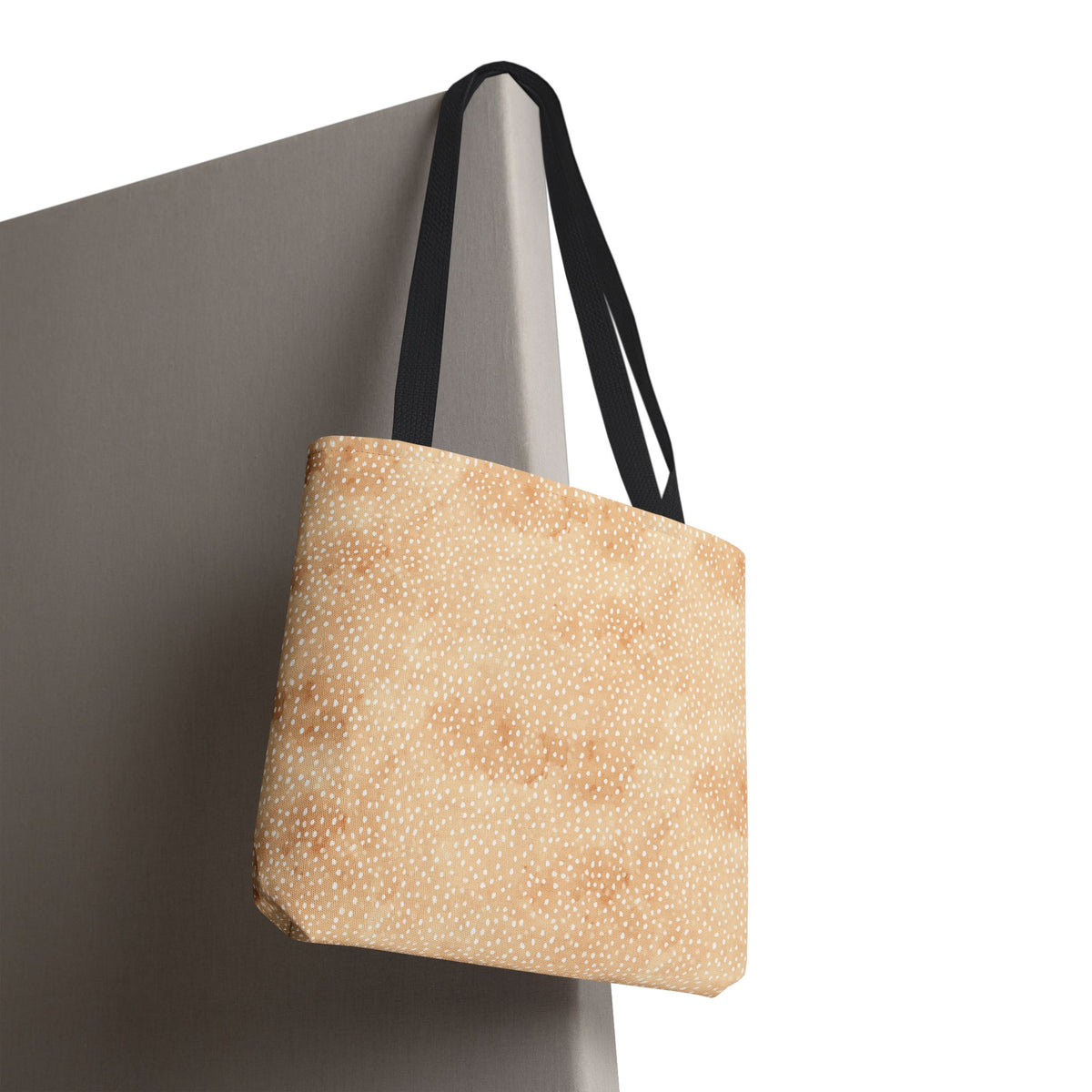Calming Animal Pattern Bag - Light Beige Fawn Print Tote