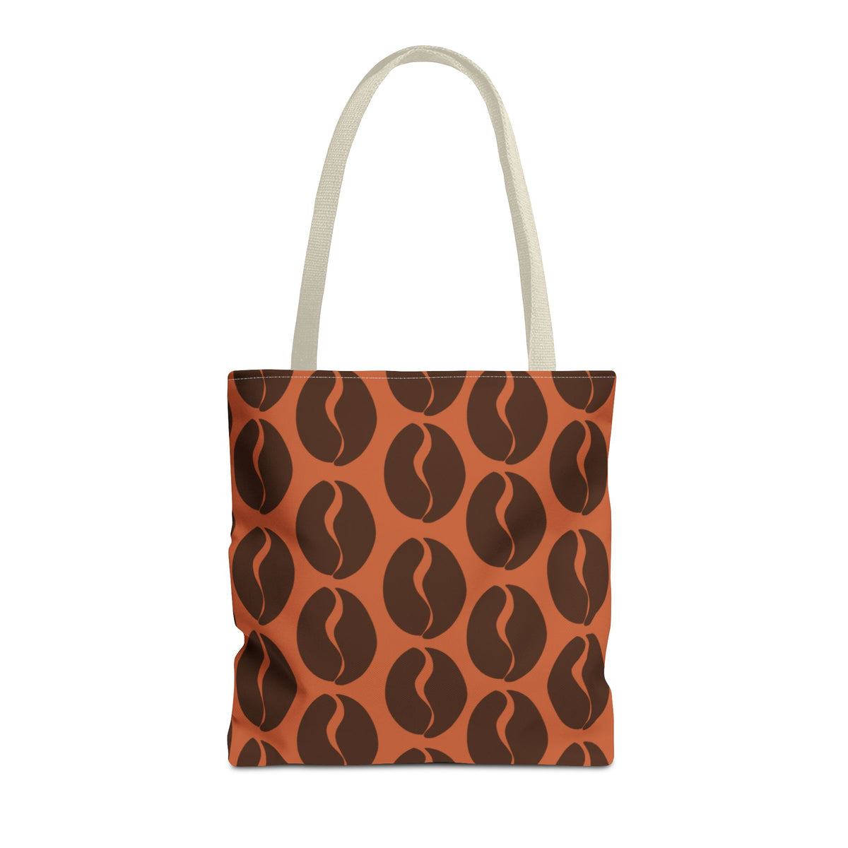 Coffee Bean Tote Bag - Cocoa Brown Coffee Lover's Tote