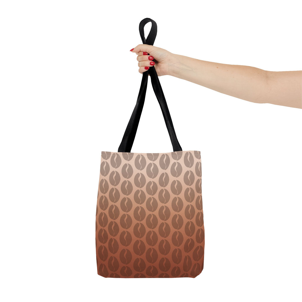Coffee Lover's Ombre Tote Bag - Coffee Bean Gradient Tote Bag