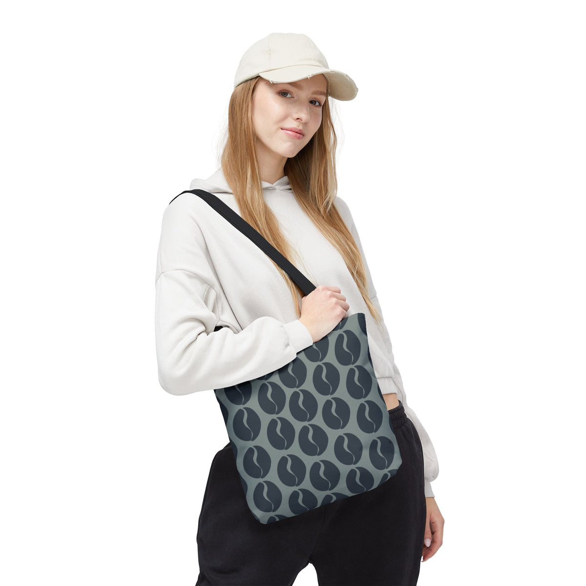 Blue Coffee Bean Tote - City Blues Coffee Vibes Tote Bag